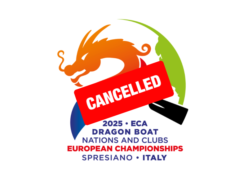 CANCELLED - 2025 ECA Dragon Boat Nations and Clubs European Championships