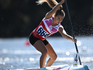 European paddlers impress on opening day of SUP World Championships Sprint in Sabaudia