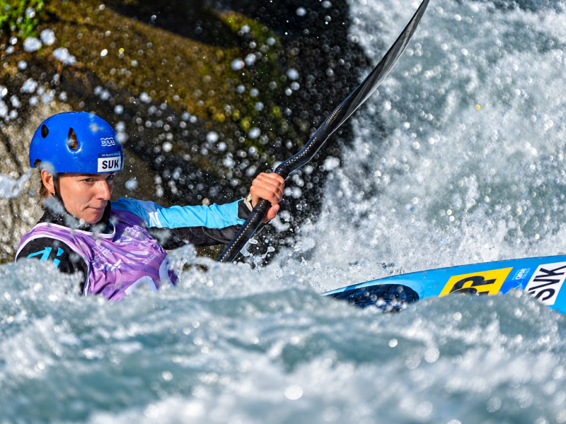Mintalova leads women’s K1 heats as Woods falls victim to a penalty review