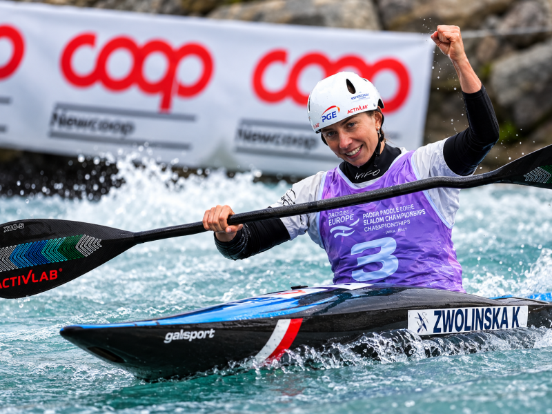 Zwolinska takes European K1 title as Pistoni delivers home silver in Ivrea