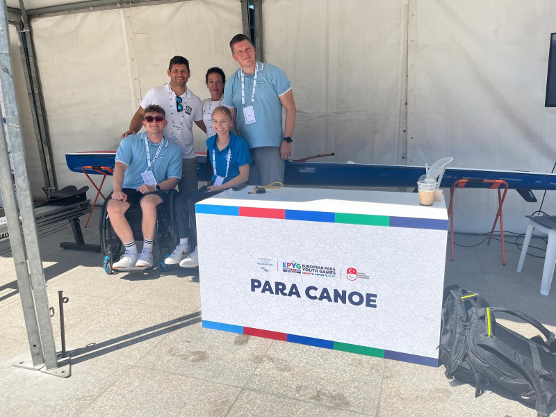 Paracanoeists showcased their sport at the EPYG in Istanbul