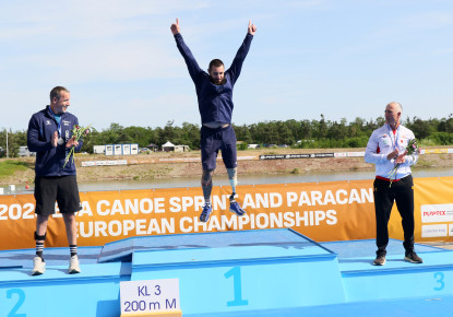  Triumphant Return of Serhii Yemelianov to the Paracanoe European Championships