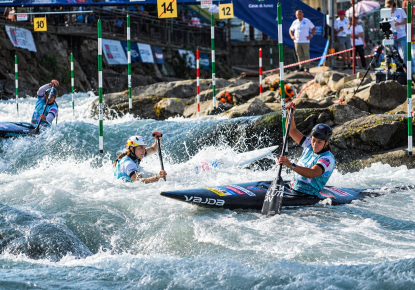 Italy wins women’s C1 team title at home by just 0.34 seconds