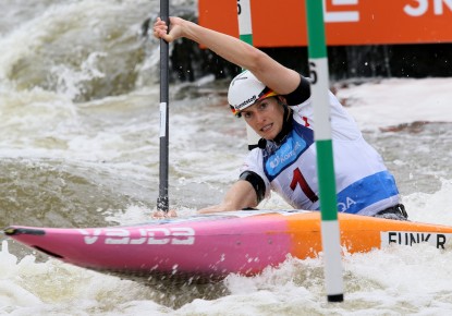 Canoe Slalom European Champion titles for Ricarda Funk and Ryan Westley